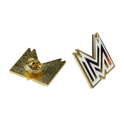 metal badge with custom design