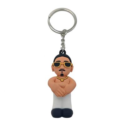 3D Logo Pvc keychain 